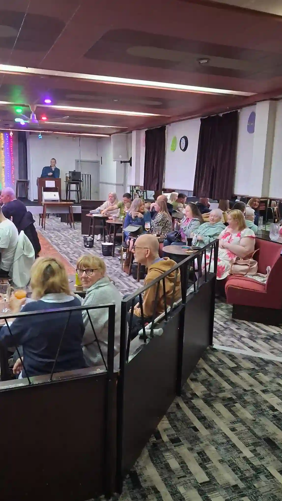 Members enjoying a lively bingo night at the club