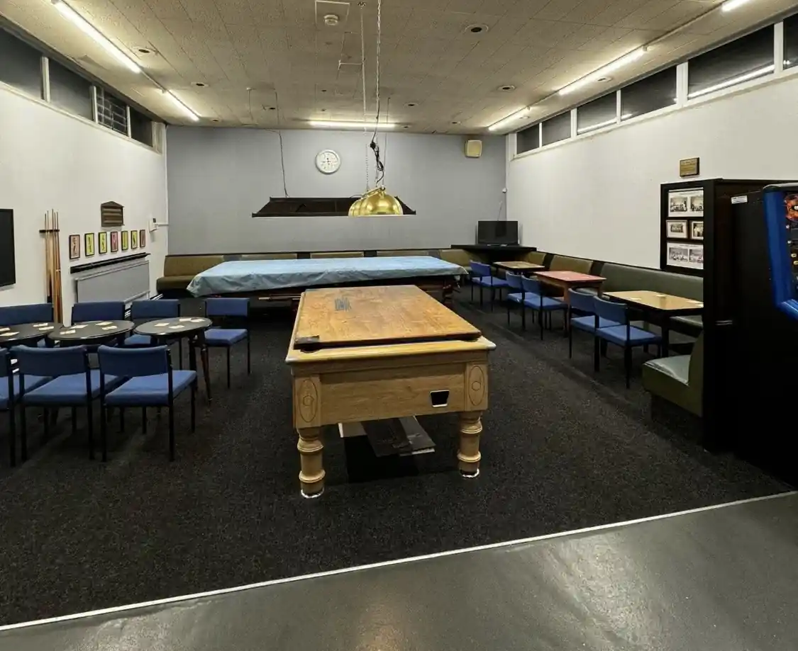 The games room at Astley Community Club